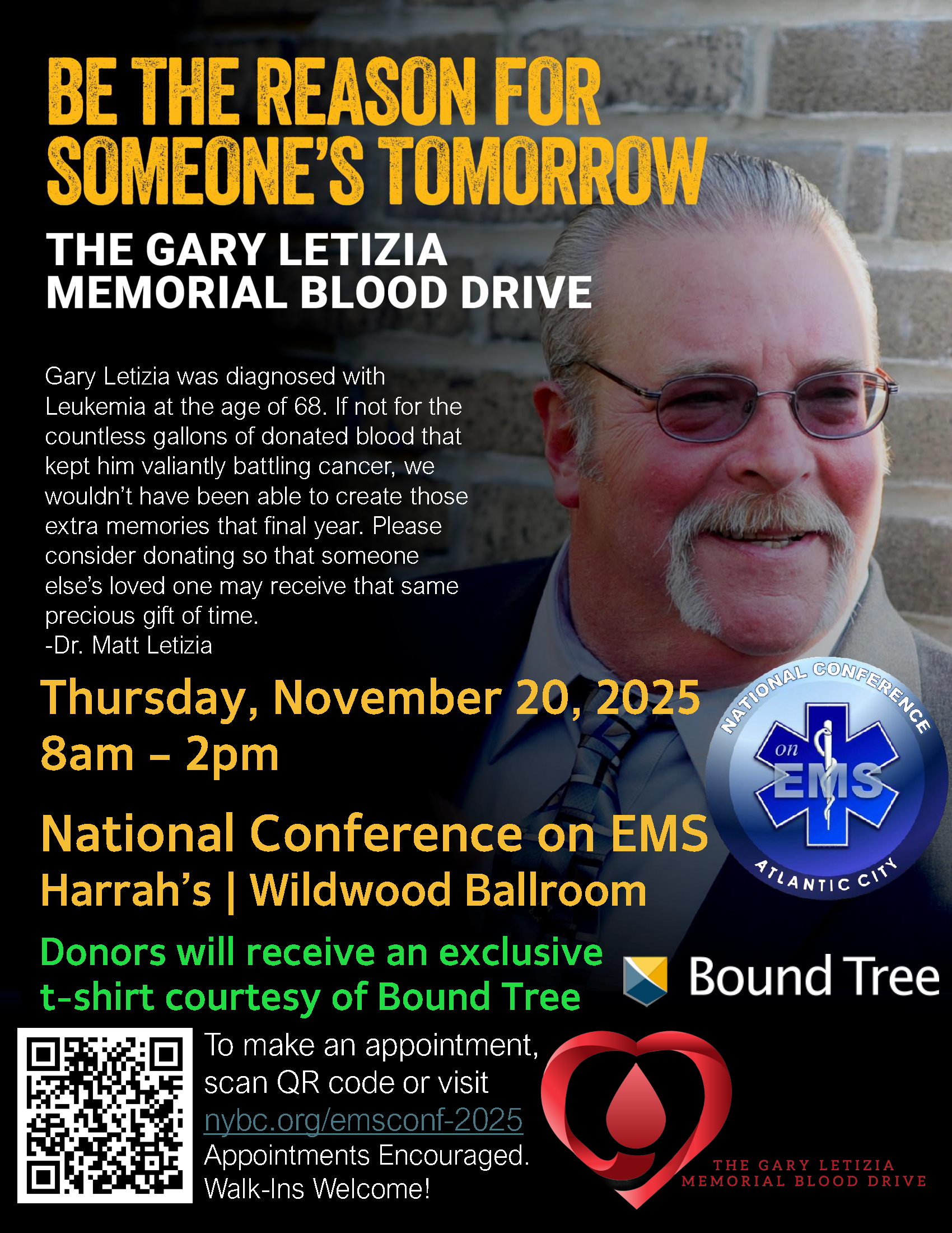 Gary Letizia Blood Drive_Generic Flyer - ems conf